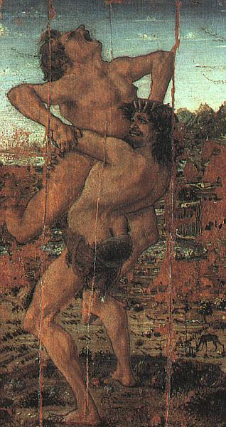 Antonio Pollaiuolo Hercules and Antaeus China oil painting art